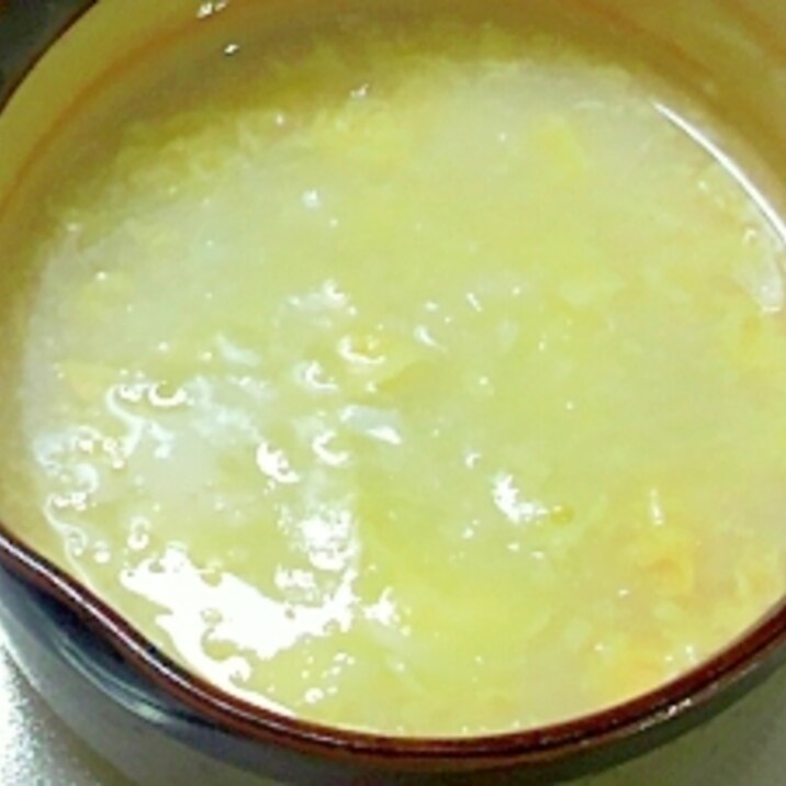 かき玉スープ風たまご粥